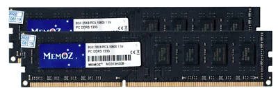 Memoz 16GB DDR3 2x8GB 1333 MHz Desktop PC3 10600 UDIMM 240 Pins PC RAM Memory