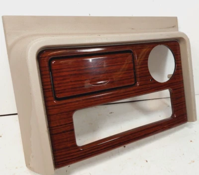 Cadillac Escalade 2003-2004 consola central ajuste superior reloj bisel pizarra beige Foto 1 de 4