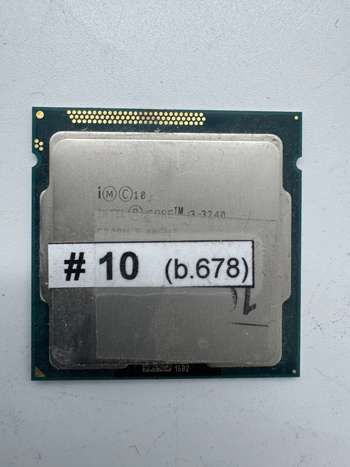 Intel core i3-3240 processor sr0rh 3.40ghz - Image 1 of 1