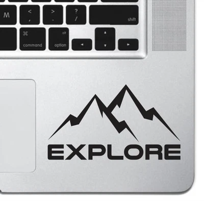 Explore Vinyl Sticker Keyboard MacBook Pro Air Decal Inspirational Text Laptop - Image 1 of 2