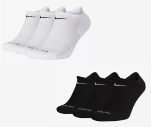 NIKE Everyday Performance PLUS MENS No-Show Socks Pick 1 or 3 or 6 Pairs Dri Fit