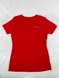 Damen L Texas Rangers Shirt Kurzarm Slim Fit Nike Baseball Freizeitkleidung - Bild 1 von 5