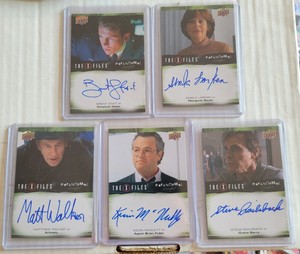 2019 X-Files UFOs Aliens STEVE RAILSBACK Paranormal Script Auto McNulty Larkin