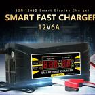 12V 6A/10A Auto Fast Smart Lead-Acid GEL Battery Charger For Car Motorcycle LCD