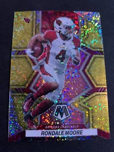 RONDALE MOORE #3 - 2022 MOSAIC - GOLD SPARKLE SSP - REDEMPTION PACK - Picture 1 of 2