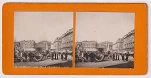 Marseille STEREO S.I.P Quai de la Fraternité Vintage print c.1895 - Picture 1 of 1