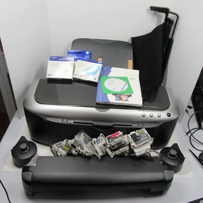 Epson Stylus Photo 2200 Inkjet Printer With Roller Feed & Cutter - Powers On - Image 1 of 4