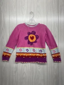 Hanna Anderrson 140 Girls Floral Sweater Vintage - Picture 1 of 3