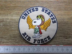 Patch US Air Force Army Flying Ace Snoopy USAF Wings WW2 Flight Jacket - Picture 1 of 1