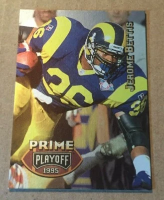 1995 PLAYOFF PRIME JEROME BETTIS RAMS / STEELERS #6 - Image 1 of 2