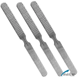 3 Callus Remover Scraper Callused Dead Skin Remover Foot Corns File Grater NATRA - Picture 1 of 7
