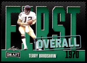 2023 Draft Green #2 Terry Bradshaw NM-MT Steelers #1 Pick 