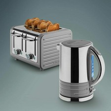 Dualit Architect Kettle and Toaster Set in Dark Grey