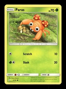 Pokemon Team Up PARAS 6/181 - Picture 1 of 1