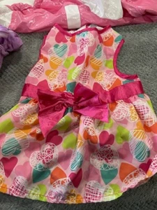 Small Size Girl Doggie Clothes, 3 dress, 1 hoodie, 1 rain coat. - Picture 1 of 9