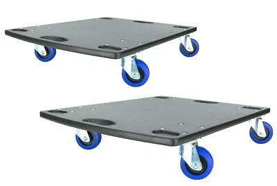 2 x ADAM HALL Transportroller 63 x 48 cm Rollbrett 80 mm Lenkrollen Umzugsroller - Bild 1 von 4