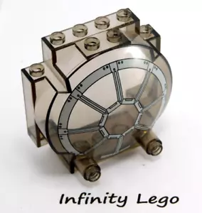LEGO Trans-Black Smoke Star Wars Windscreen 3 x 6 x 5 Canopy TIE Fighter (30366) - Picture 1 of 2