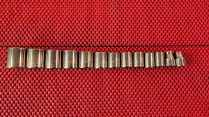 MADE IN THE U.S.A. ARTIGIANO 13 PEZZI 3/8" DR, METRICO, 6 PT PRESA SET 21mm-8mm - Foto 1 di 5