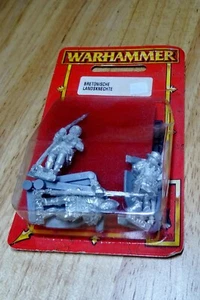 Warhammer Fantasy drei Bretonische Landsknechte in OVP, Bretonia - Bild 1 von 3