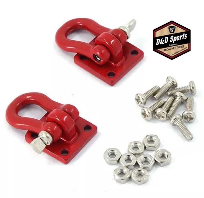 Grilletes Yeah Racing YA-0358 escala 1/10 para anillos en D escala RC Crawlers Foto 1 de 1