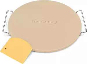 15 Inch round Pizza Stone for Oven and Grill, Oven Baking Stone for Bread, Cordi - Picture 1 of 12