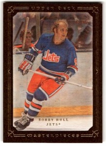 2008-09 Upper Deck Masterpieces Brown Bobby Hull #27 Winnipeg Jets