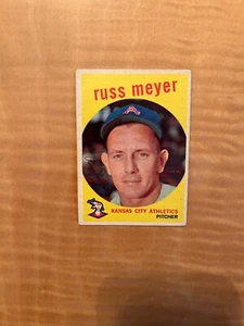 1959 TOPPS BASEBALL #482 RUSS MEYER!! $1 SHIPPING!! - Picture 1 of 2