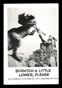 1961 Leaf Spook Stories #120 Scratch A Little Lower Please VG *d2