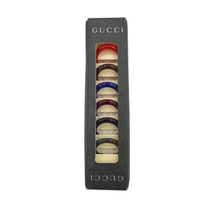 Relojes Gucci Vintage Intercambiables Multicolores 6 Biseles En Caja 1100L 1200L - Imagen 1 de 6