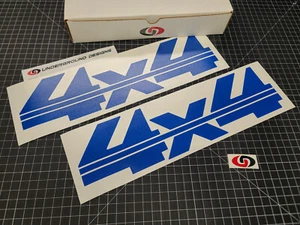 4x4 Decals (2pk) Lined Chevy Silverado Stickers GMC C/K 1500 2500 Trucks 1988-98 - Picture 1 of 18