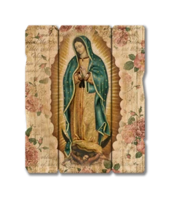 †MADRE INMACULADA DE GUADALUPE: Placa Vintage - Renovación Mariana Católica - Imagen 1 de 1