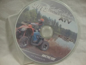 2012 Arctic Cat XC 450i ATV factory service repair manual CD 2259-316 - Picture 1 of 1
