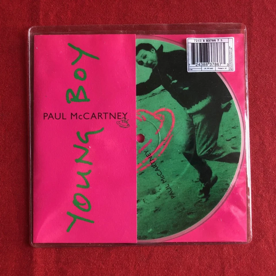 Paul McCartney and Wings Young Boy 1997 UK 7"" Picture Disc Rp6462