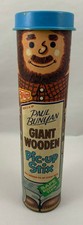 Vintage Paul Bunyan Giant Wooden Pick Up Sticks by Steven Mfg. Co. USA 1978 Toy