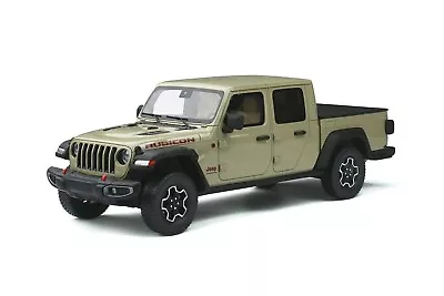 1/18 Jeep Gladiator Rubicon Truck 2022 Light Green Model Car by GT Spirit GT279 - Image 1 of 4