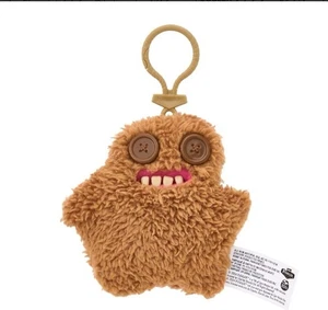 Fuggler 5 Zoll Schlüsselanhänger Sir Splodge viel lustiges hässliches Monster Plüsch braun Neu mit Etikett - Bild 1 von 3