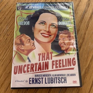 THAT UNCERTAIN FEELING New DVD B&W Merle Oberon Melvin Douglas 1941 SEALED - Imagen 1 de 8