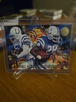 Marshall Faulk Colts 1995 Fleer Ultra 2nd Year Standout Colts #5 of 15 - Image 1 of 4
