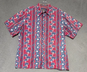 Camisa Hawaiana Phil Edwards por Reyn Spooner Popover Para Hombres Grande Floral Abotonada - Imagen 1 de 5