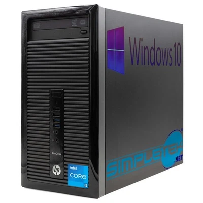 HP 400 G1 MT i5 16GB 240GB 1TB 2GB GPU GT710 WIN10 FISSO RS232 DESKTOP DVD-RW - Immagine 1 di 4