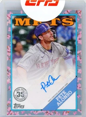 2023 Topps Japan Edition Pete Alonso Autograph /10 - Image 1 of 2