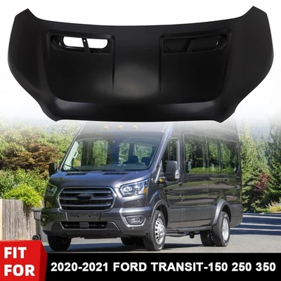 Hood Panel Steel For 2020-2024 Ford Transit 150 350HD LK4Z16612B FO1230340 Foto 1 de 4