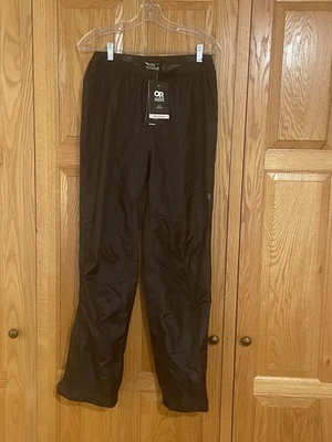 Outdoor Research Helium Rain Pants Black Men Medium Diamond Fuse - Image 1 of 4