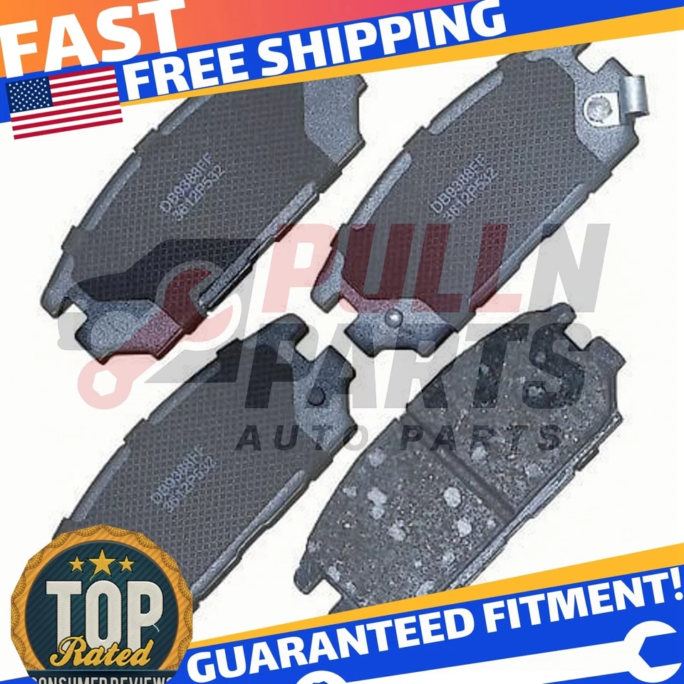 Carquest Premium Gold GNAD532 Ceramic Brake Pads for Eclipse 95-12 - Image 1 of 3