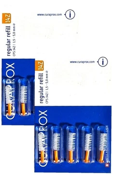 2x Curaprox Interdenalbürsten CPS 14 z regular orange 2x5 Stück  - Bild 1 von 3