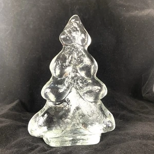 Swedish Glass Candle Holder Votive Tea Light Clear Christmas Tree Light Holder - Picture 1 of 6