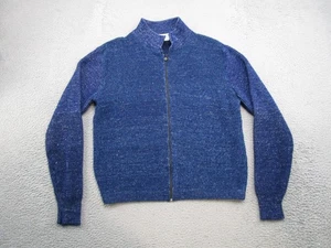 Cárdigan Suéter Azul Tejido Acanalado Cremallera Kandel Años 80 Talla L Abuelo Golf - Imagen 1 de 9