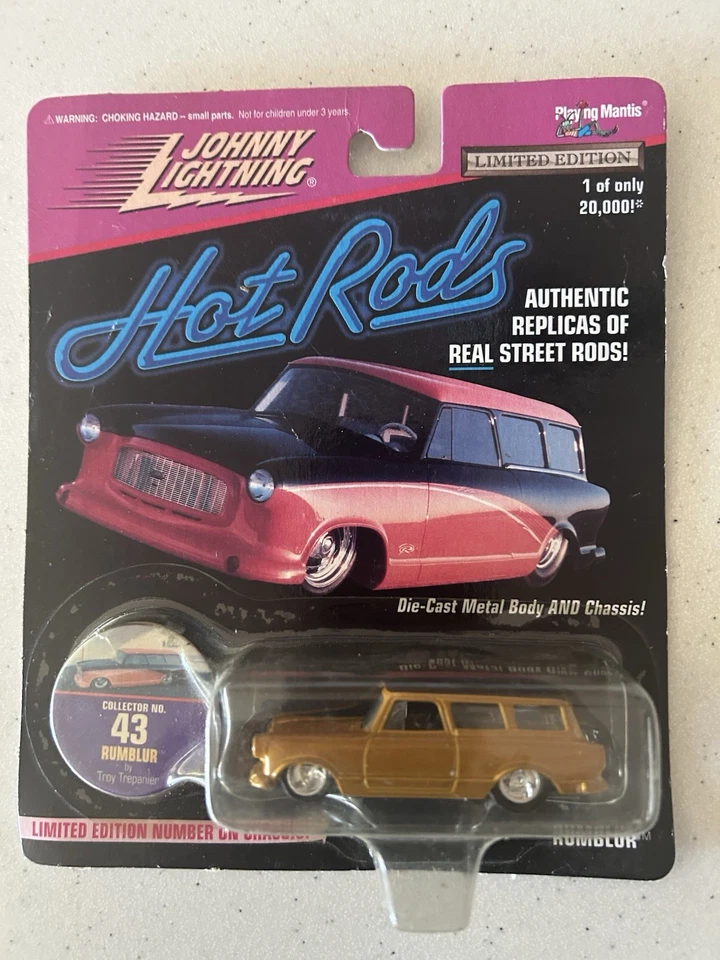 Johnny Lightning Rumblur de Troy Trepanier #43 Hot Rods marrón 1:64 Foto 1 de 1