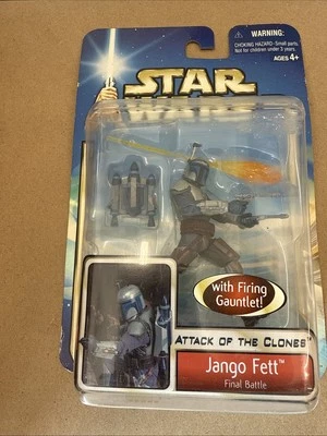 Star Wars AOTC JANGO FETT FINAL BATTLE Action Figure Hasbro Kenner Collection - Image 1 of 4