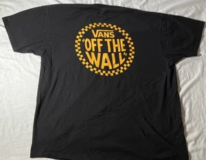 Vans Off The Wall T-Shirt Herren XL Schwarz Kurzarm Skate - Bild 1 von 5